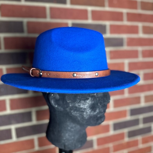 WIDE BRIM FEDORA HAT UNISEX *NEW* - Picture 2 of 4